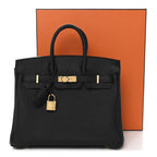 Togo Birkin 25 Black