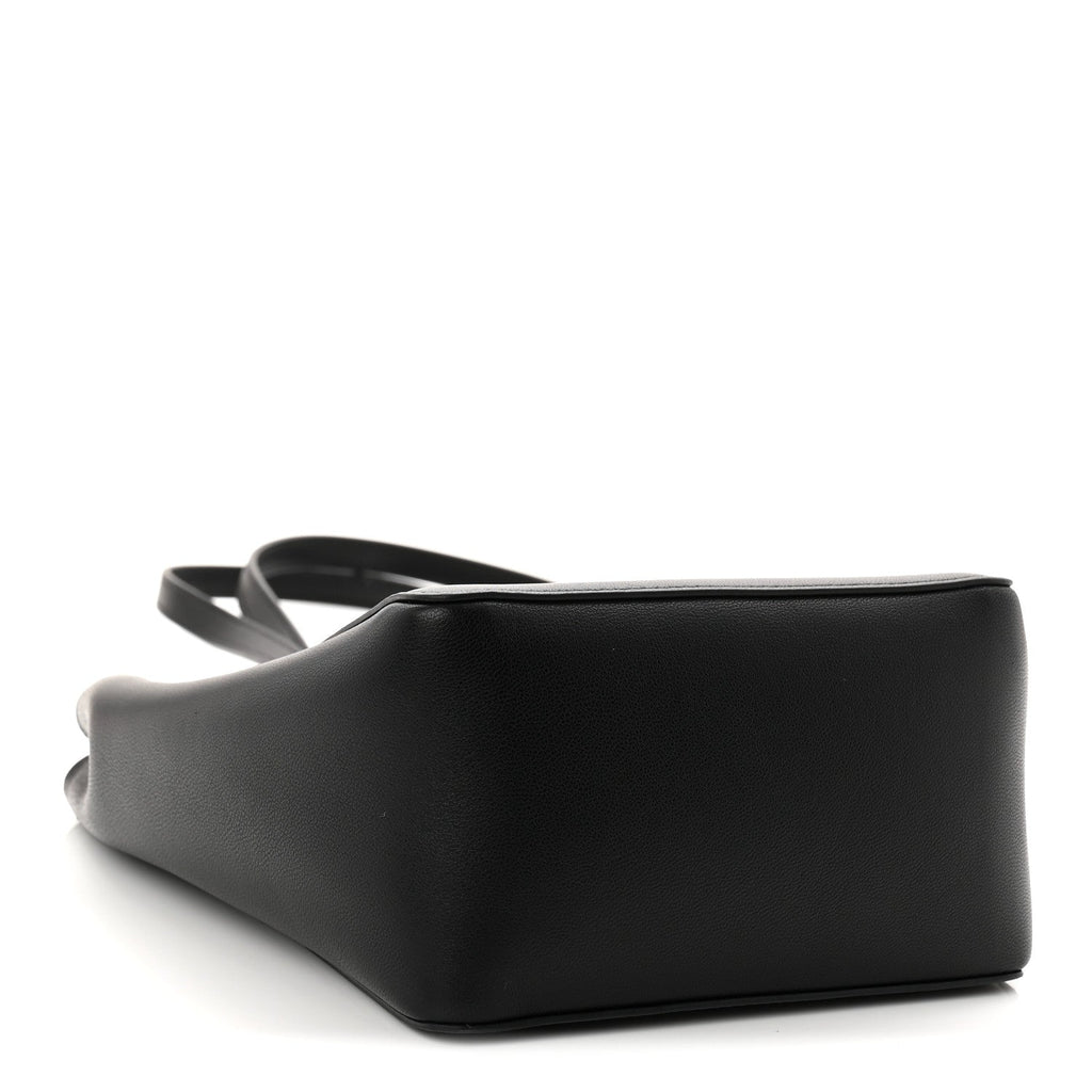 Nappa VLogo Bold Bucket Bag Black