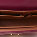 Lambskin Cannage Medium Miss Dior Flap Fuchsia