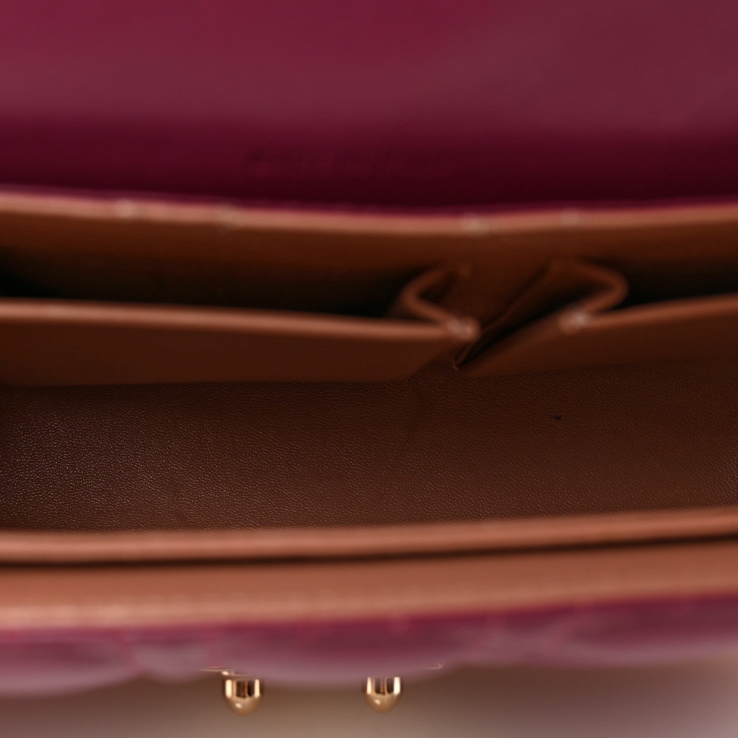 Lambskin Cannage Medium Miss Dior Flap Fuchsia