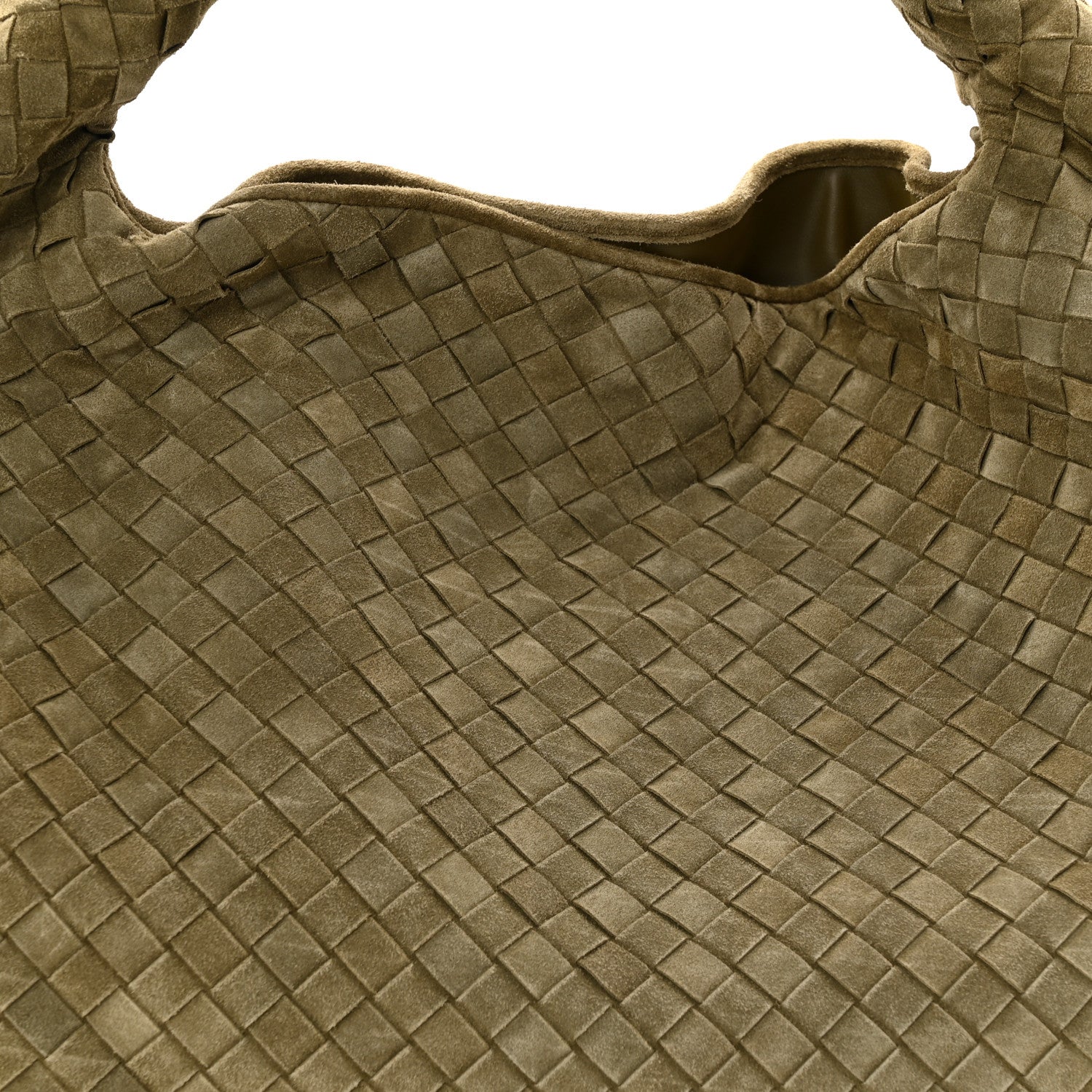 Suede Intrecciato Large Hop Mud