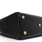 Smooth Calfskin Small Bel Air Carry All Bag Black