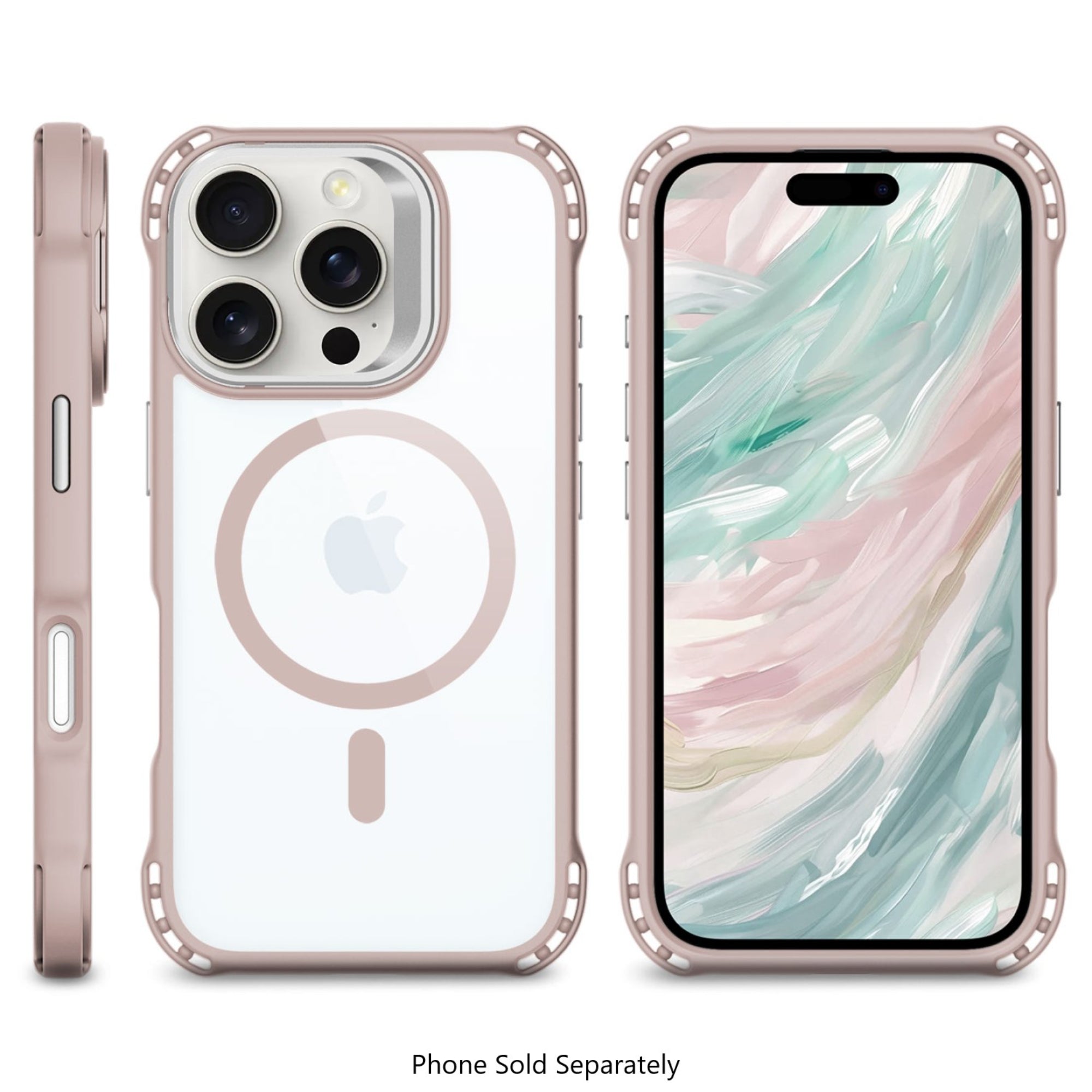 SAHARA - Venture Series Clear Rebound Case with Kickstand - Apple iPhone 16 Pro Max