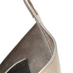 Grained Calfskin Small Marcie Hobo Bag Sweet Beige