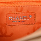 Calfskin Quilted Small Cambon Multipocket Reporter Beige