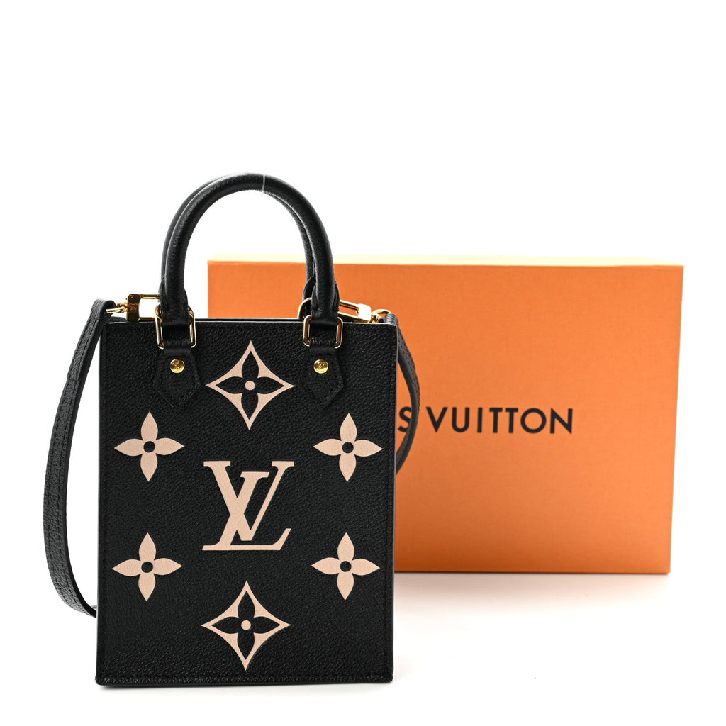 Empreinte Monogram Giant Petit Sac Plat Black Beige