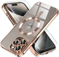 Entronix Bundle Compatible with iPhone 14 Pro Max - [Magnetic] Luxury Glossy Case & 1 Clear Screen Protector