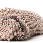 Wool Fur Small Falabella Tote Pink