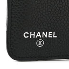 Caviar Quilted Agenda Cover Black