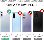 Entronix Case Compatible with Galaxy S21 Plus - Triple-Layer Heavy Duty Protection
