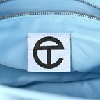Vegan Leather Medium Shopping Bag Pool Blue