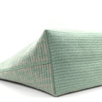 Cashmere Knit FF Large Shopper Tote Verde Islanda