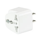 Reiko Universal Europe Eu / Uk / Au To Us Travel Plug Power Adapter Converter In White