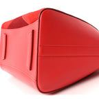 Calf Hair Smooth Calfskin Geometric Small Antigona Red