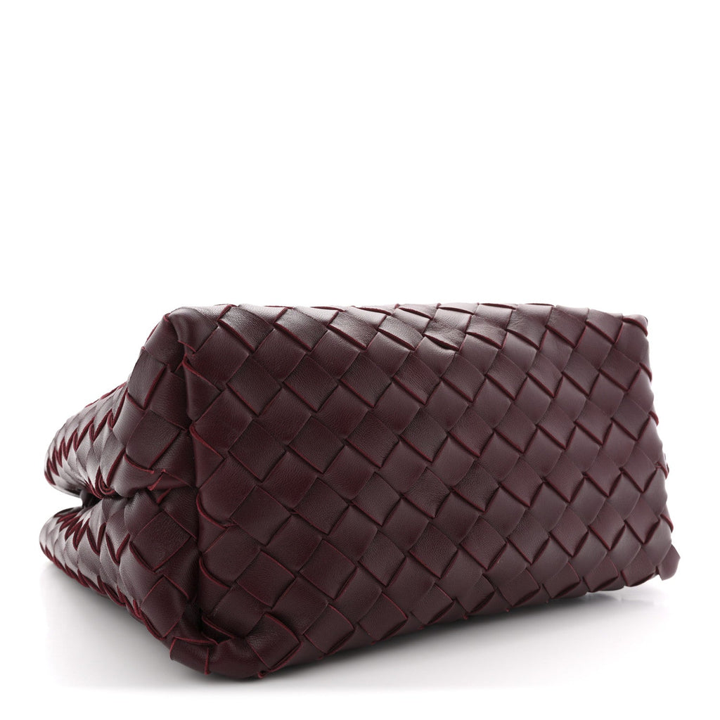 Nappa Intrecciato Small Andiamo Shoulder Bag Barolo