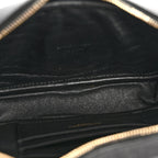 Grain De Poudre Matelasse Monogram Mini Lou Camera Bag Black