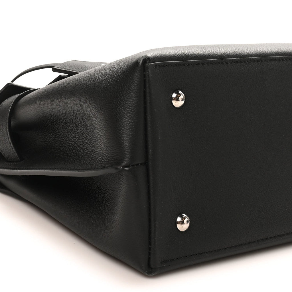 Soft Calfskin Lockme Ever MM Black
