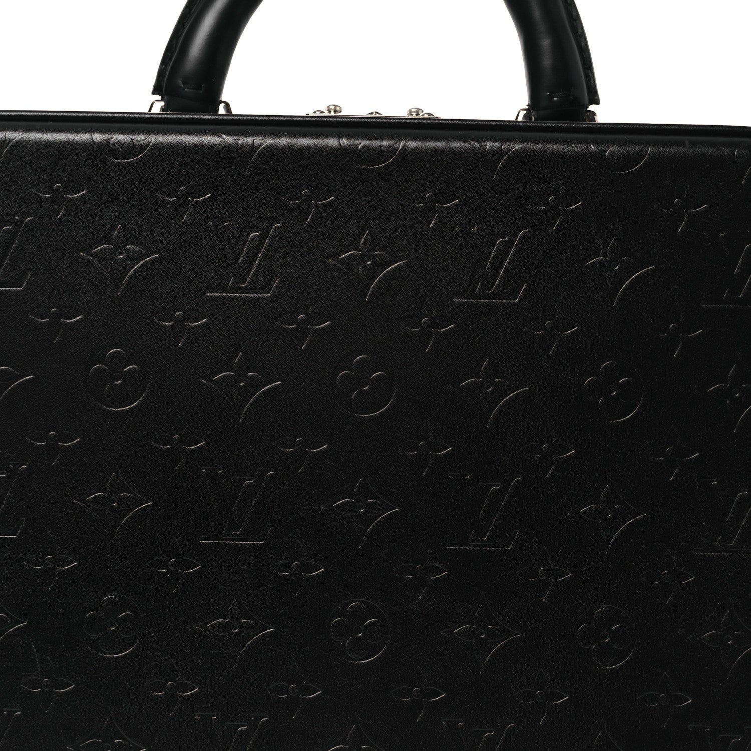 Monogram Glace Valisette MM Black
