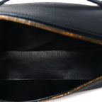 Grained Calfskin L19 Extra Pocket Pouch Navy