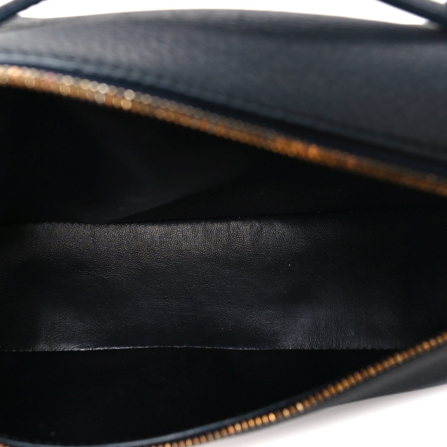 Grained Calfskin L19 Extra Pocket Pouch Navy