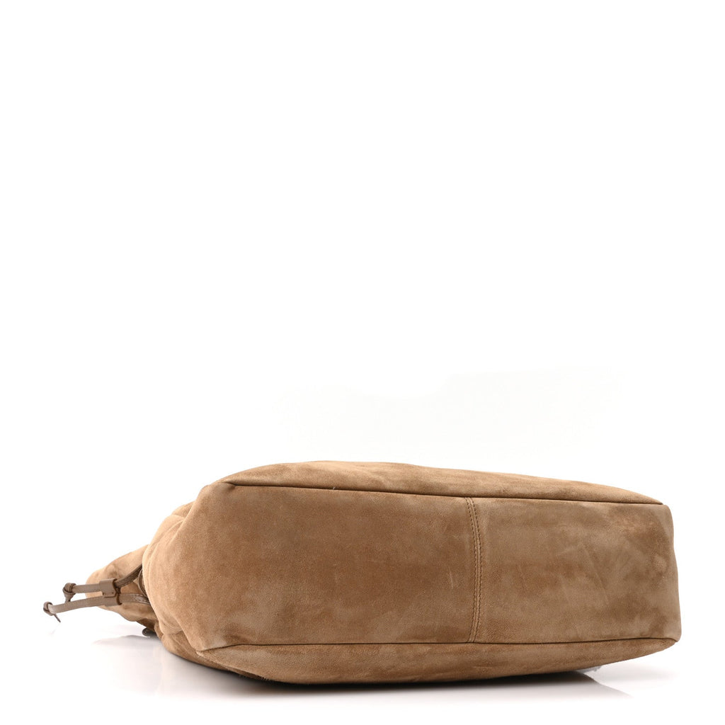 Suede Medium Jamie Shopping Tote Golden Leaf