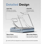 Entronix Case Compatible with Galaxy Z Flip 6 - [Hard Back] Clear Cover