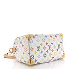 LV X TM Monogram Multicolor Speedy Bandouliere 25 White
