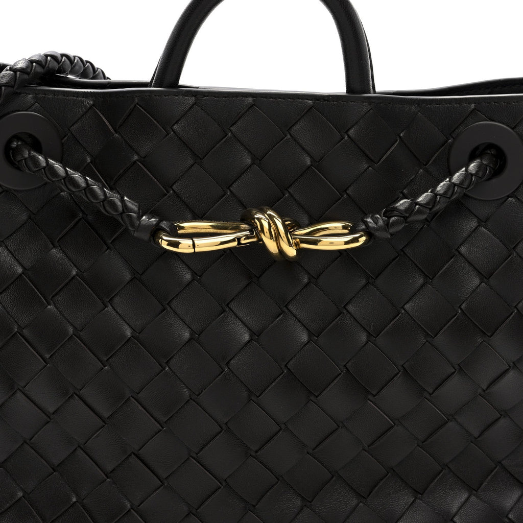 Nappa Intrecciato Small Andiamo Shoulder Bag Fondant