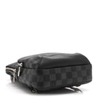 Damier Graphite Avenue Sling Bag Onyx Silver