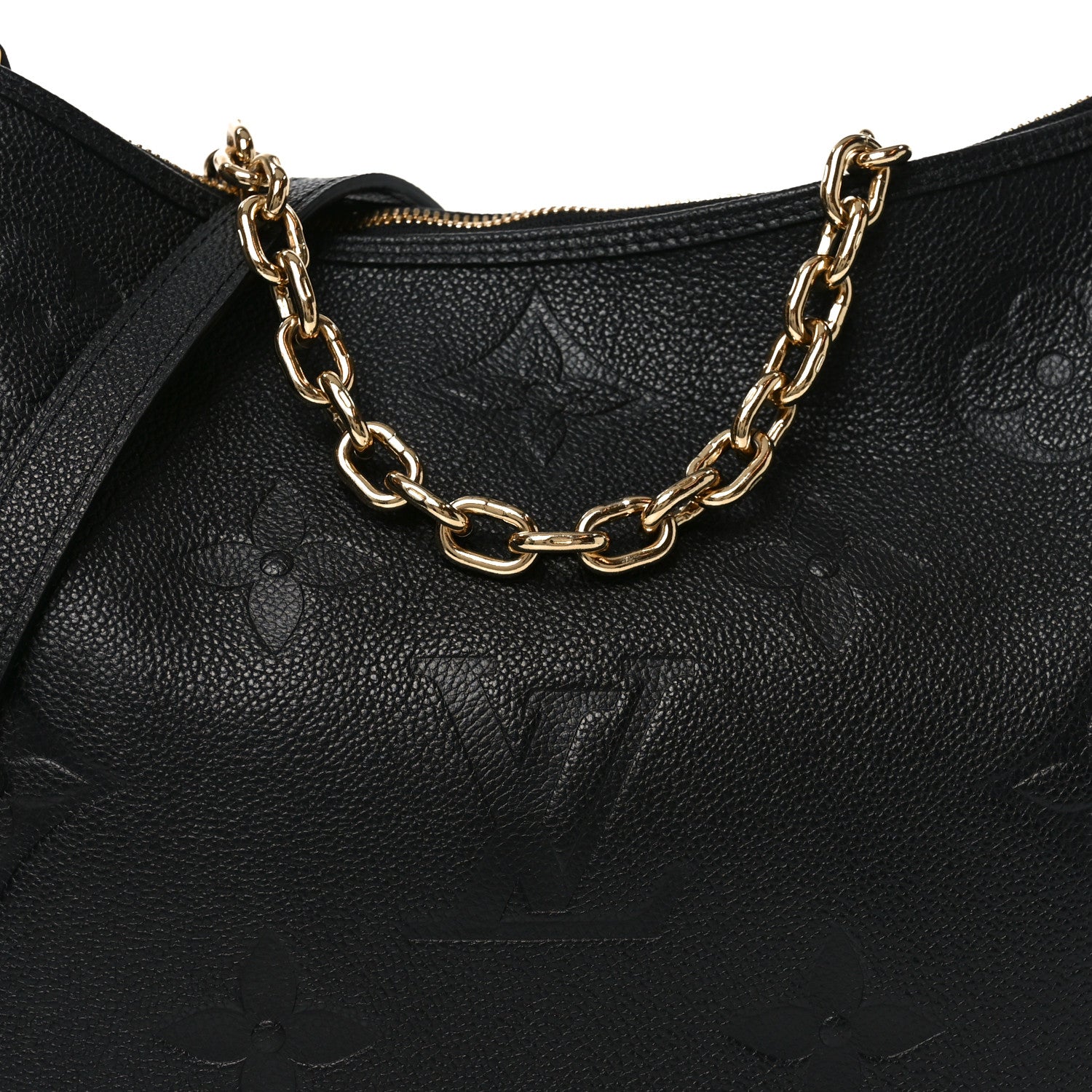 Empreinte Monogram Giant Loop Hobo Black