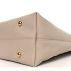 Grained Calfskin Low Key Hobo MM Limestone