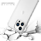Reiko High Quality 2X Clean Pc And Tpu Bumper Case In Clear For Apple Iphone 13 Pro Max