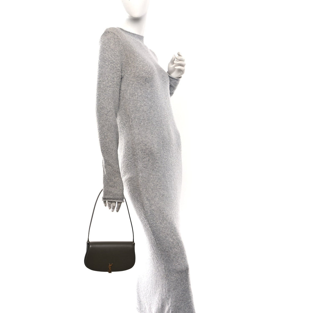 Box Calfskin Mini Voltaire Shoulder Bag Deep Musk