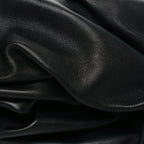 Lambskin Rose Clutch Black