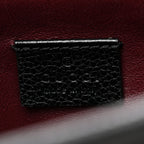 Grainy Calfskin Small Zumi Top Handle Bag Black