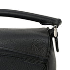 Calfskin Mini Puzzle Bag Black