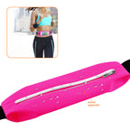 Reiko Running Sport Belt For Iphone 7/ 6/ 6S Or 5 Inches Device With Two Pockets And Led In Pink (5X5 Inches)
