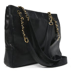 Lambskin CC Shoulder Bag Black