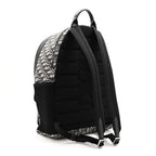 Oblique Calfskin 8 Backpack Beige Black