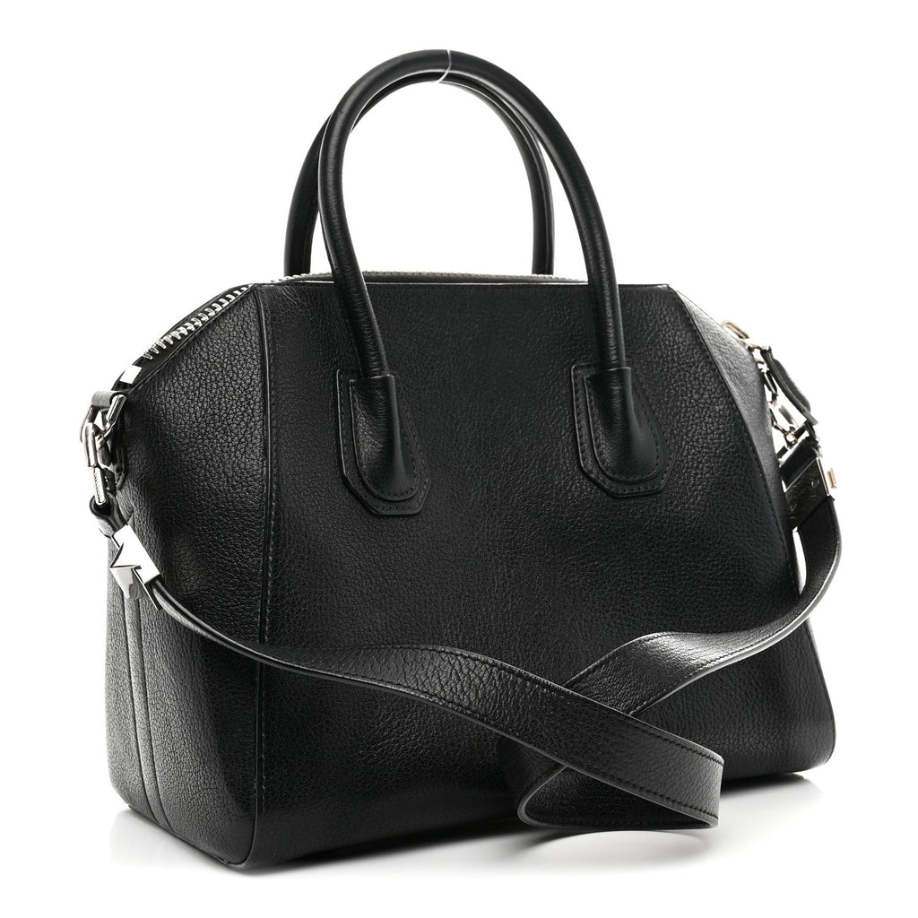 Sugar Goatskin Small Antigona Black