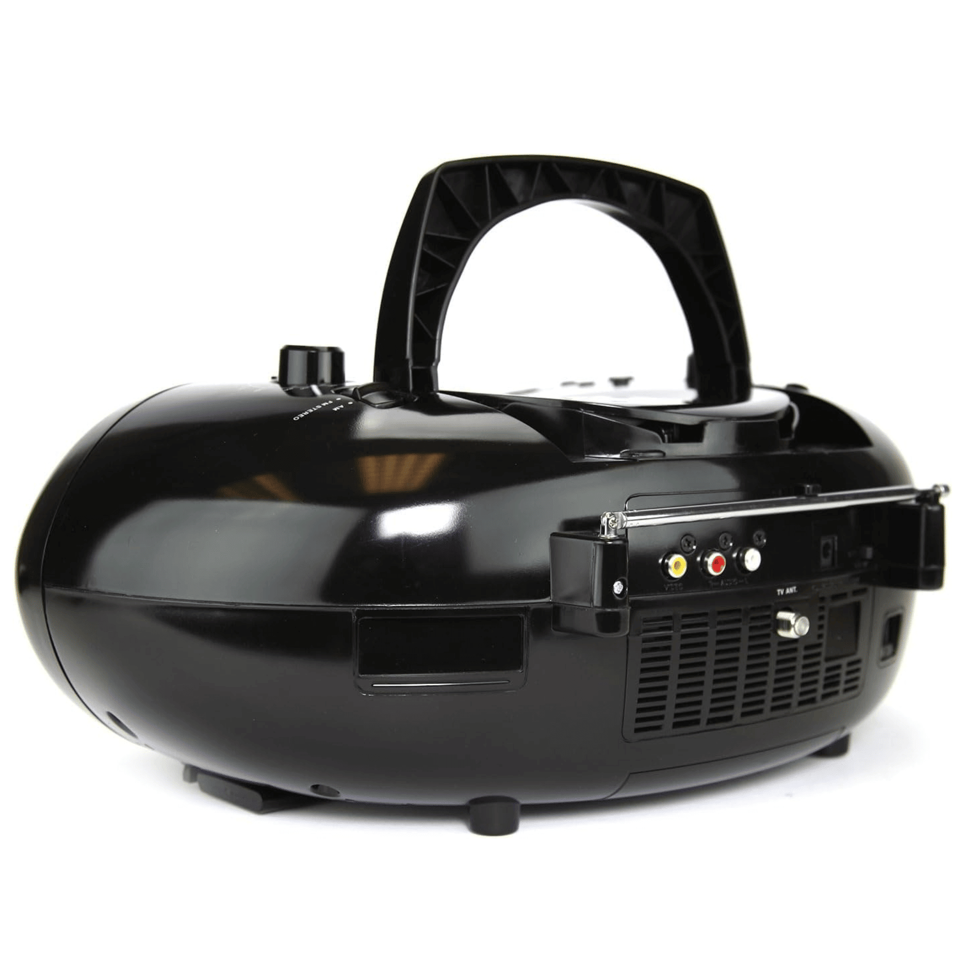 7" Bluetooth DVD Boombox with AMFM Radio & Stereo Speakers