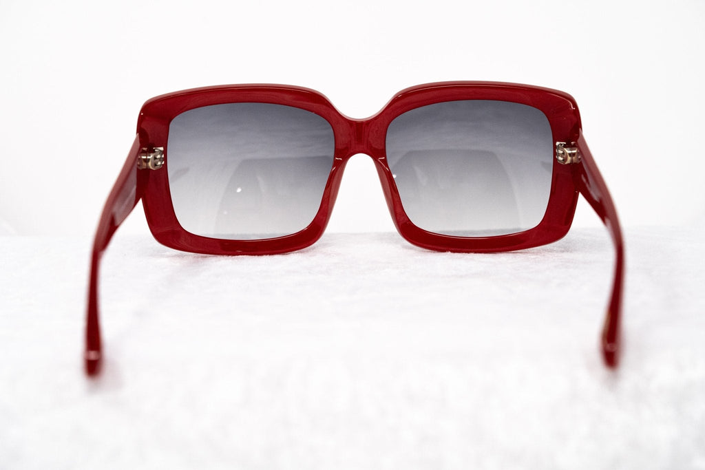 Eley Kishimoto Sunglasses Oversized Rectangular Red and Grey