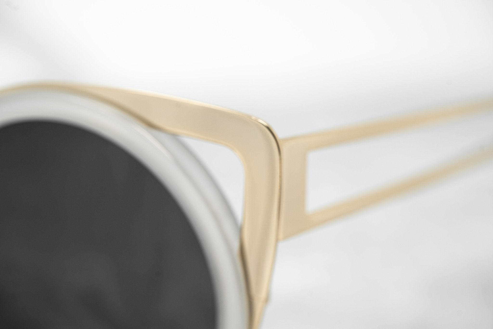 Erdem Sunglasses Cat Eye Transparent White and Grey