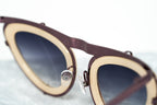 Erdem Ladies Sunglasses Cat Eye Beige and Grey