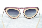 Erdem Ladies Sunglasses Cat Eye Beige and Grey