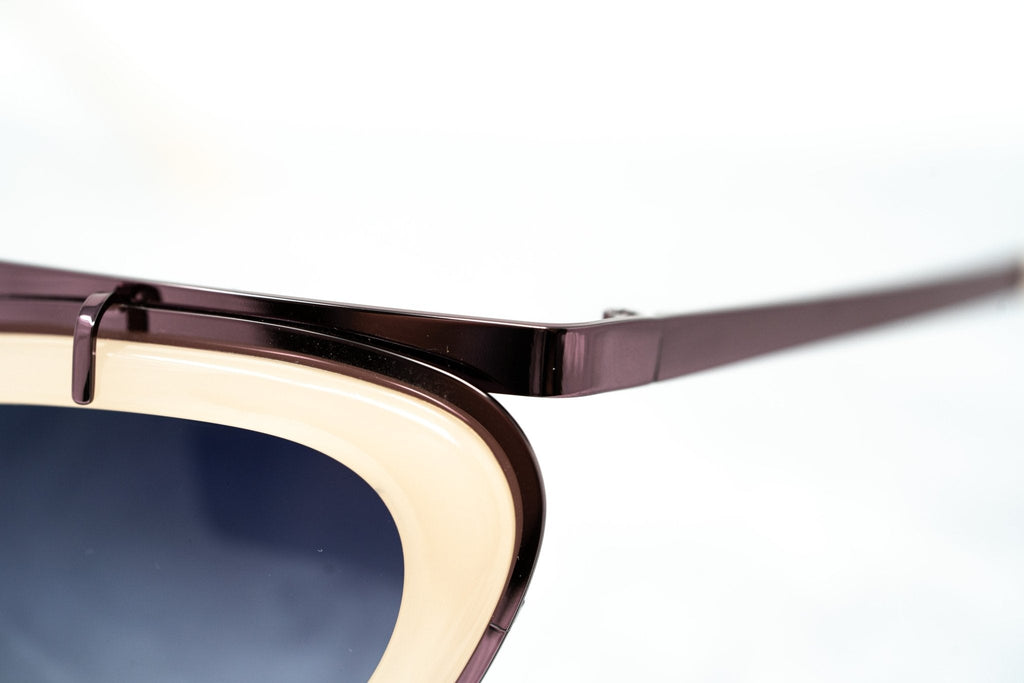 Erdem Ladies Sunglasses Cat Eye Beige and Grey