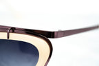 Erdem Ladies Sunglasses Cat Eye Beige and Grey
