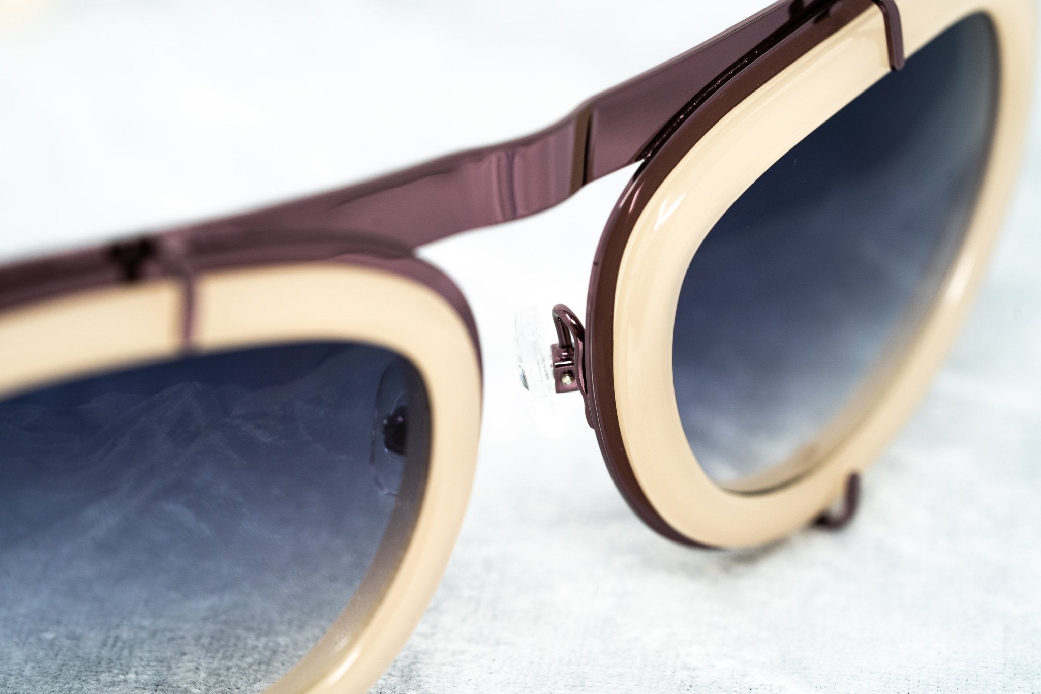 Erdem Ladies Sunglasses Cat Eye Beige and Grey