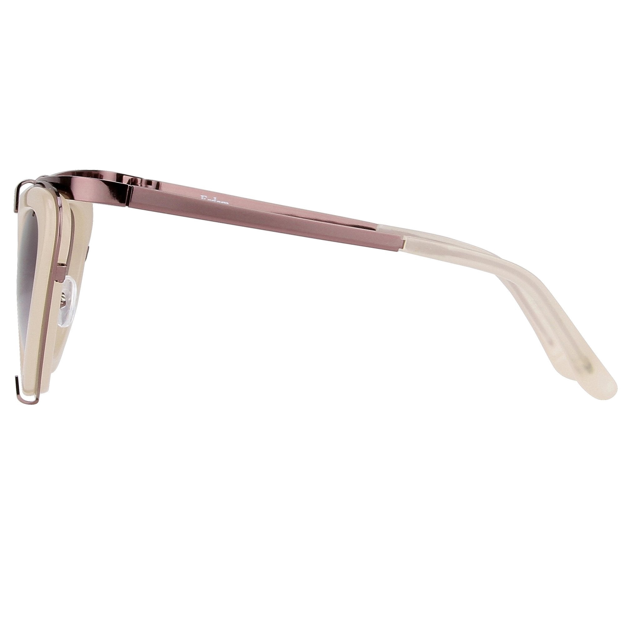 Erdem Ladies Sunglasses Cat Eye Beige and Grey