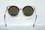 Erdem Sunglasses Cat Eye Gold and Brown